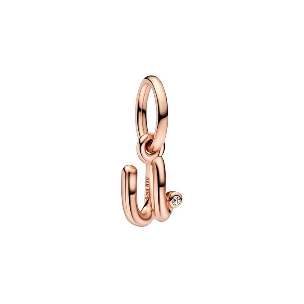 Pandora 14K Rose Gold Plated Cz Moments Dangle Charm
